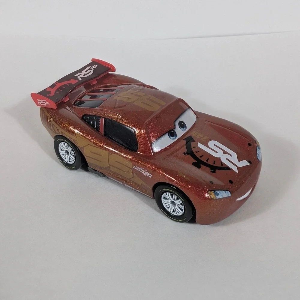 Disney Pixar Cars Lightning McQueen RS 24h Diecast Metallic Copper Red 95 Car